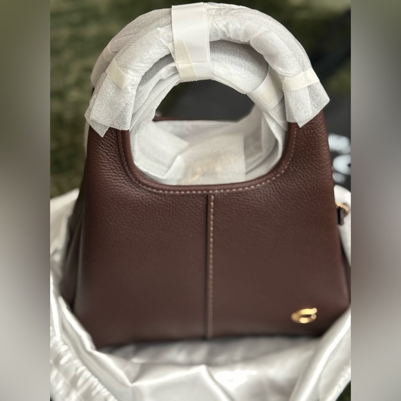 Coach Brown Leather Handbag Lana 23 - Picture 3 of 5